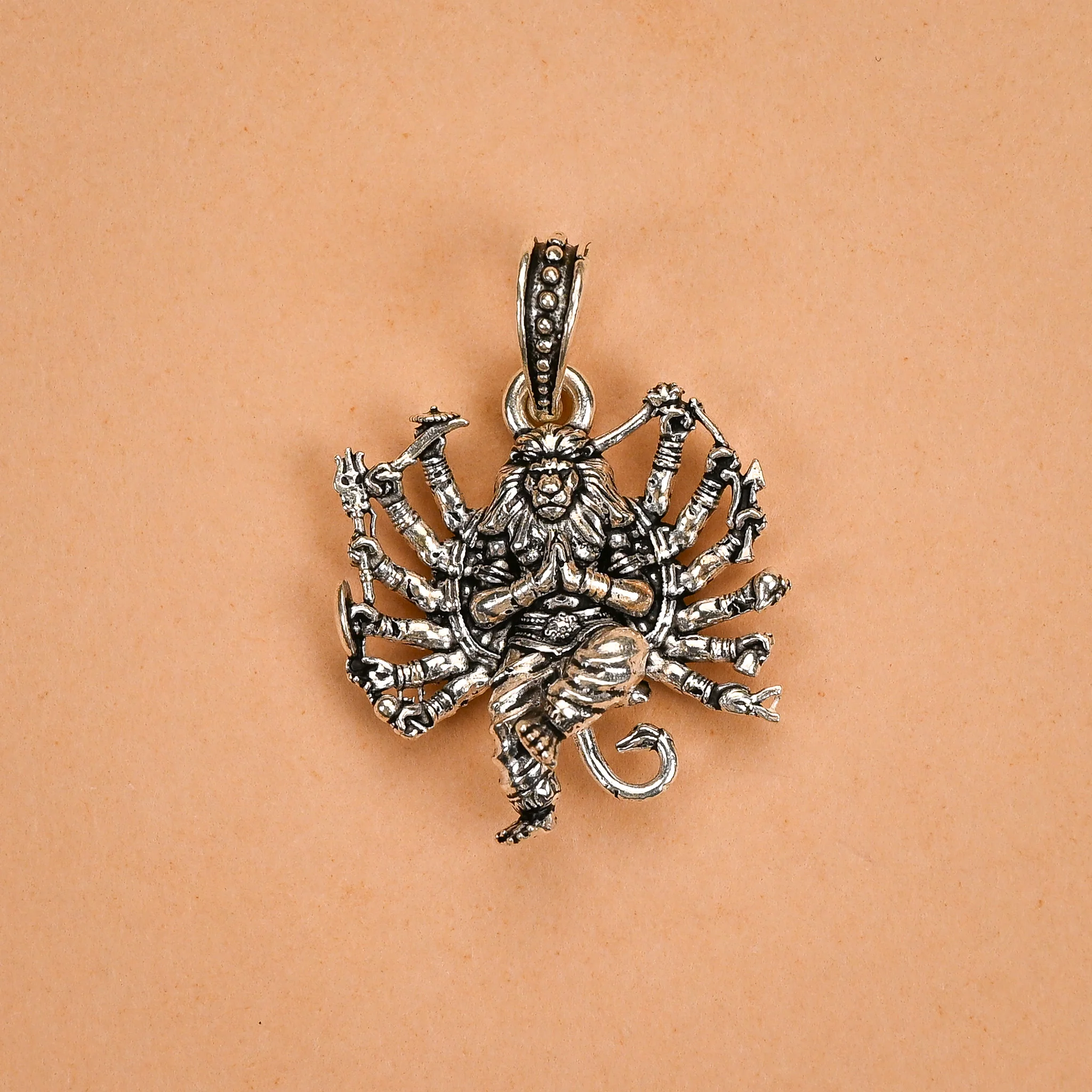 Narasimha Silver Pendant - Image 2