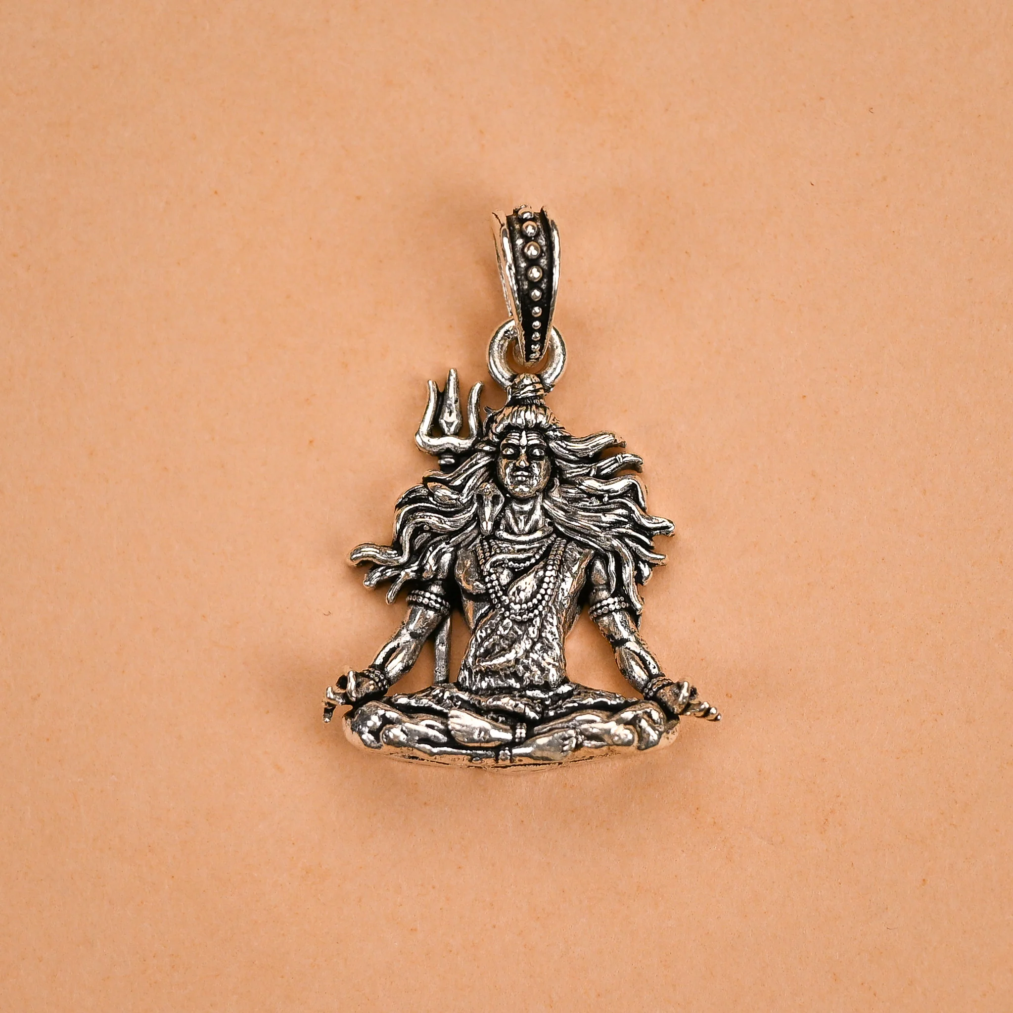 Shiva Silver Pendant - Image 2