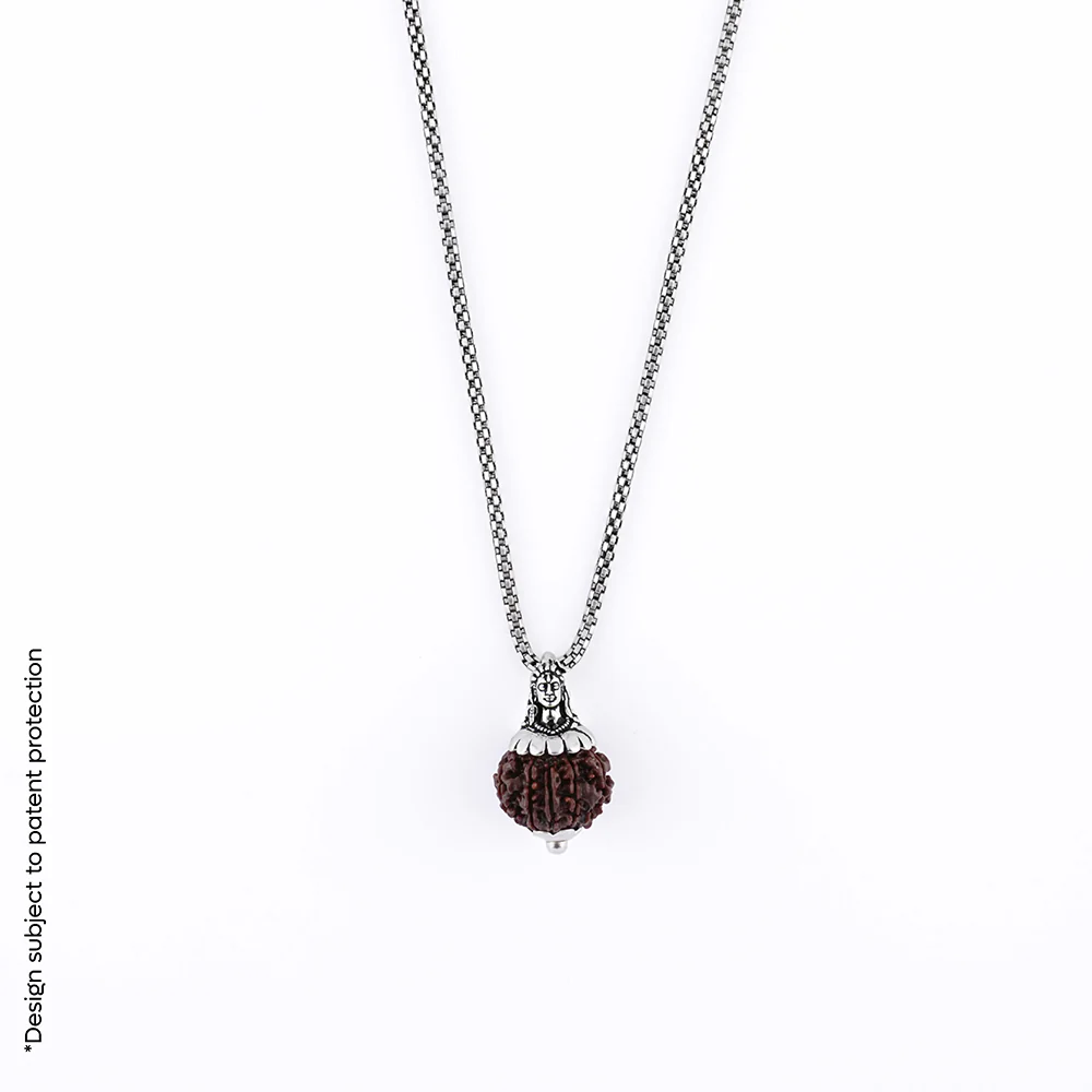 Adiyogi Pendant (10 Mukhi Nepali Rudraksha) - Image 4
