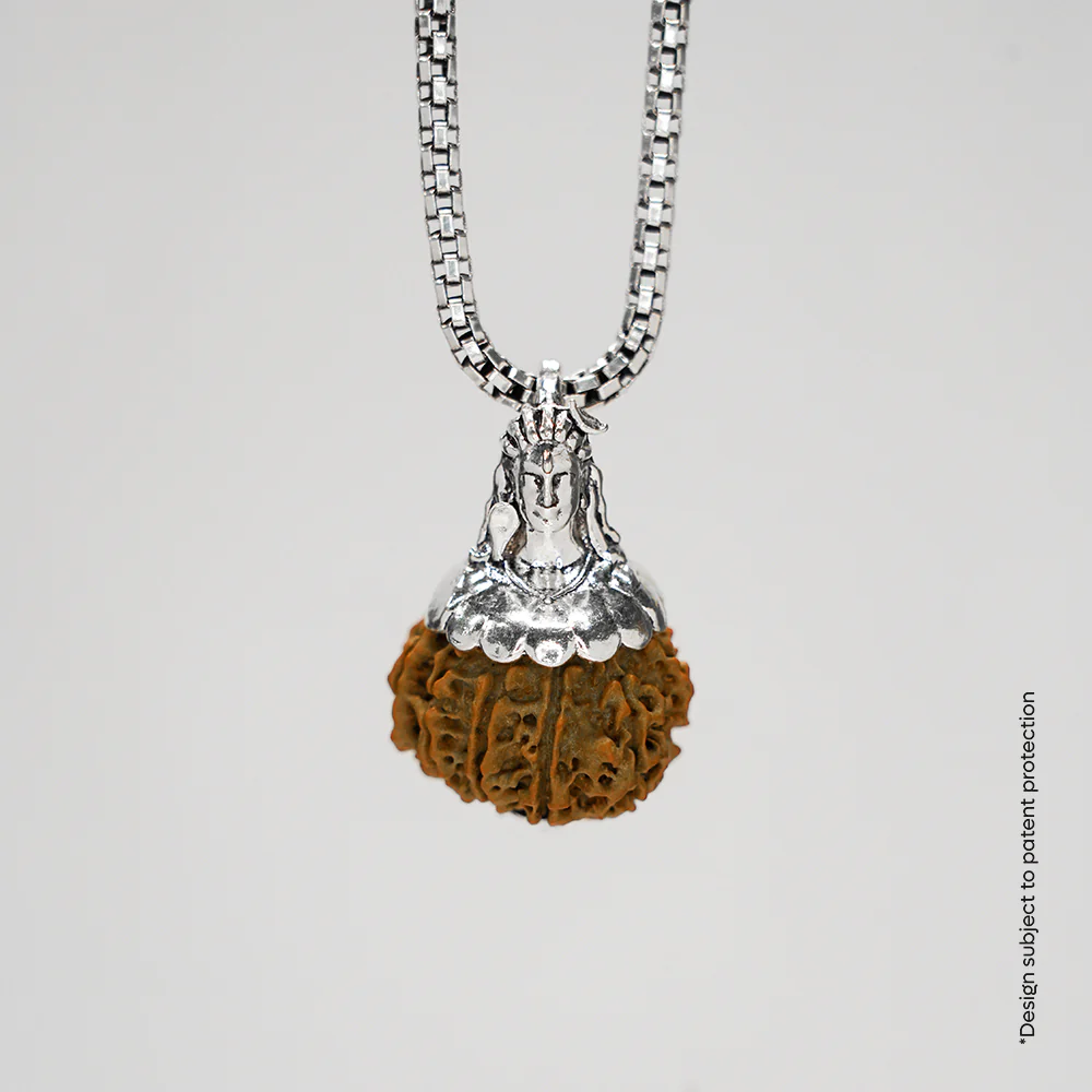 Adiyogi Pendant (11 Mukhi Nepali Rudraksha) - Image 7