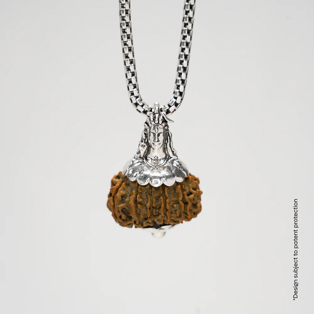 Adiyogi Pendant (12 Mukhi Nepali Rudraksha) - Image 7
