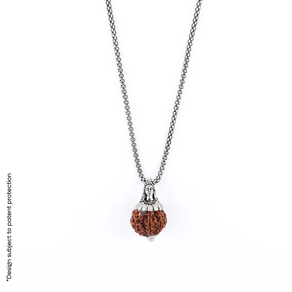 Adiyogi Pendant (7 Mukhi Nepali Rudraksha) - Image 4