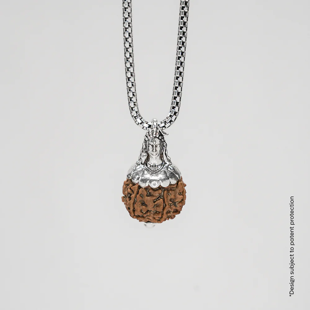 Adiyogi Pendant (7 Mukhi Nepali Rudraksha) - Image 7