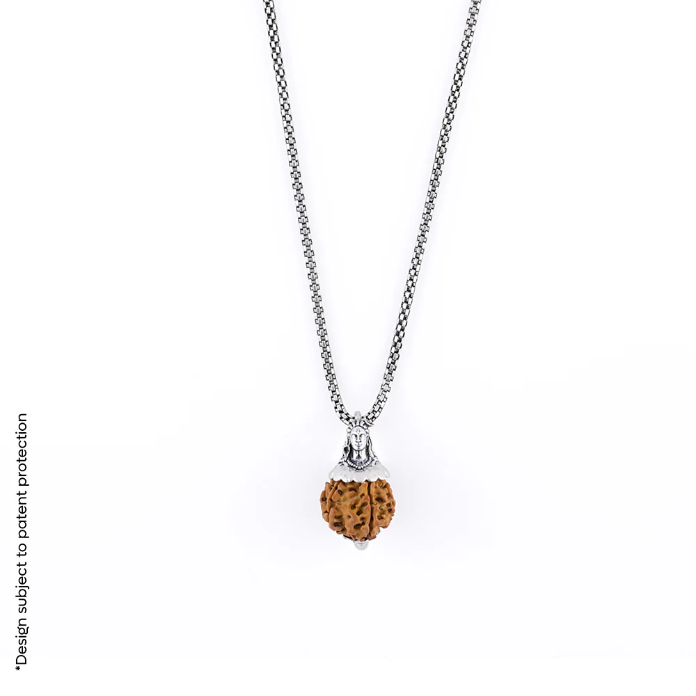 Adiyogi Pendant (8 Mukhi Nepali Rudraksha) - Image 4