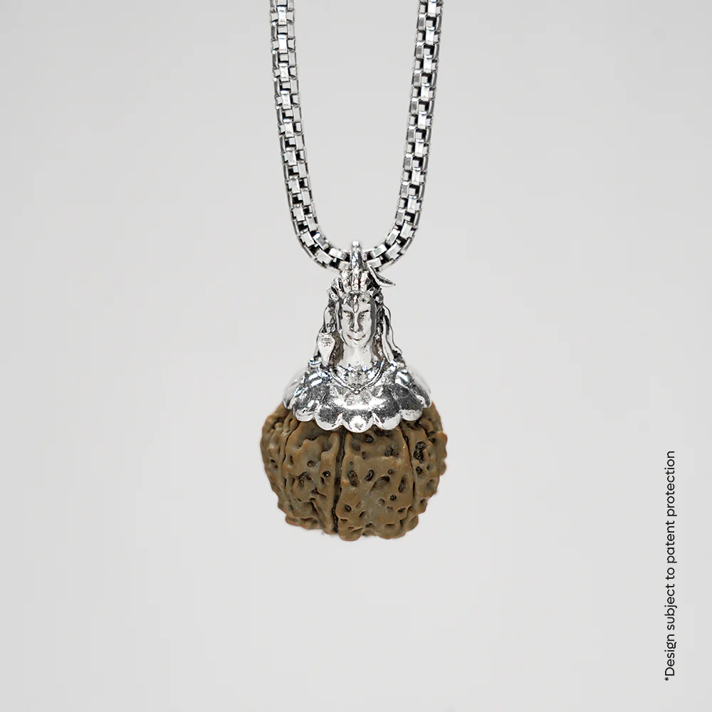 Adiyogi Pendant (8 Mukhi Nepali Rudraksha) - Image 7