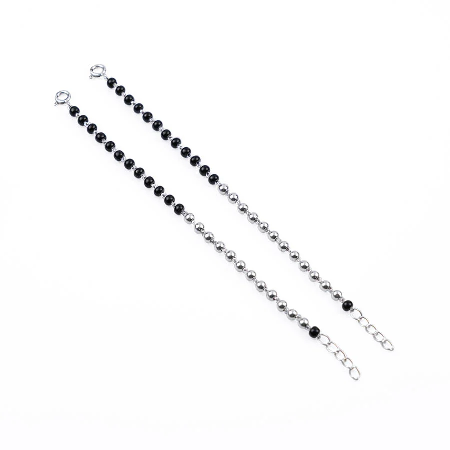 Best Black and Silver Beads Nazariya for Kids - Image 3