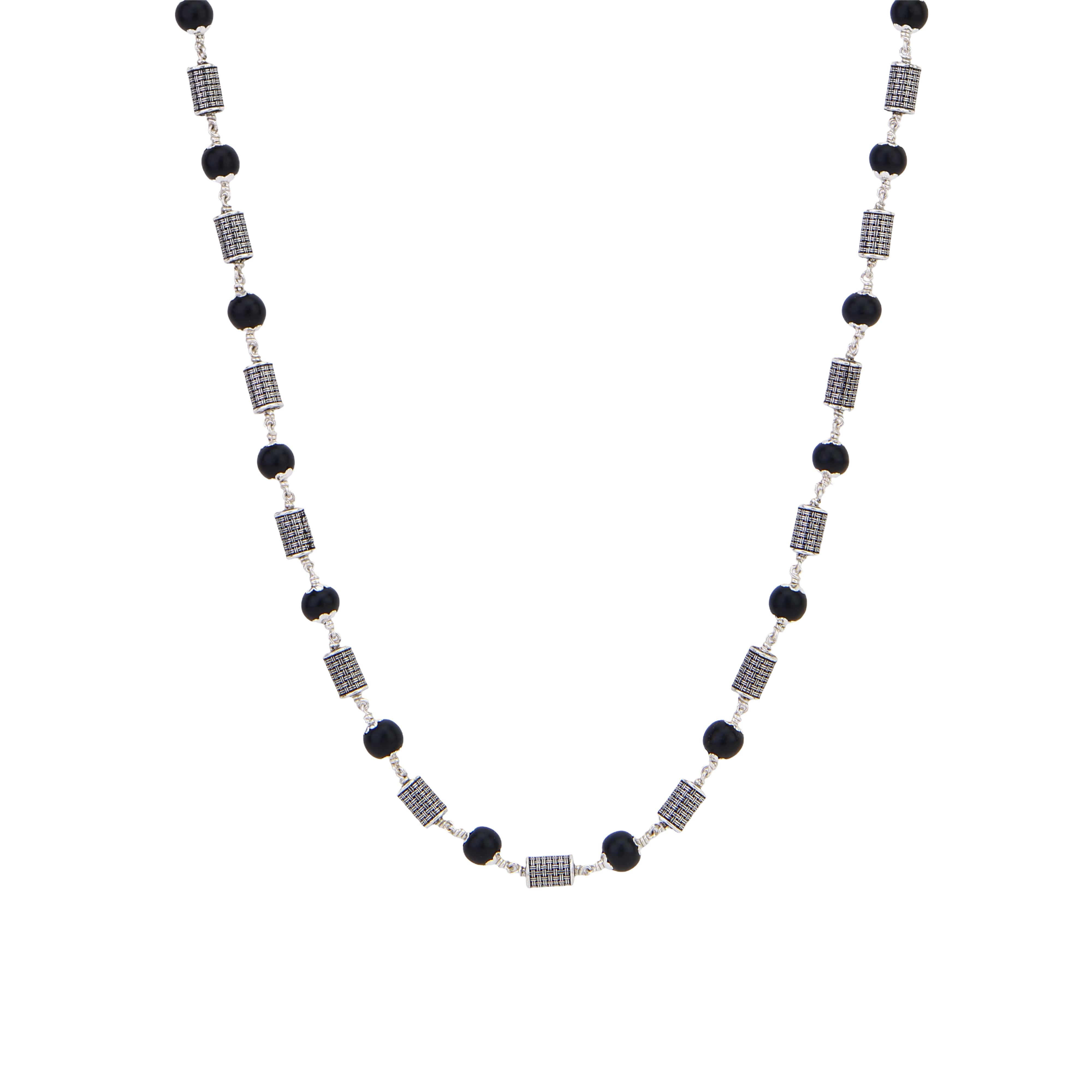 Karungali Silver Mala (Cylindrical Beads) - Image 6