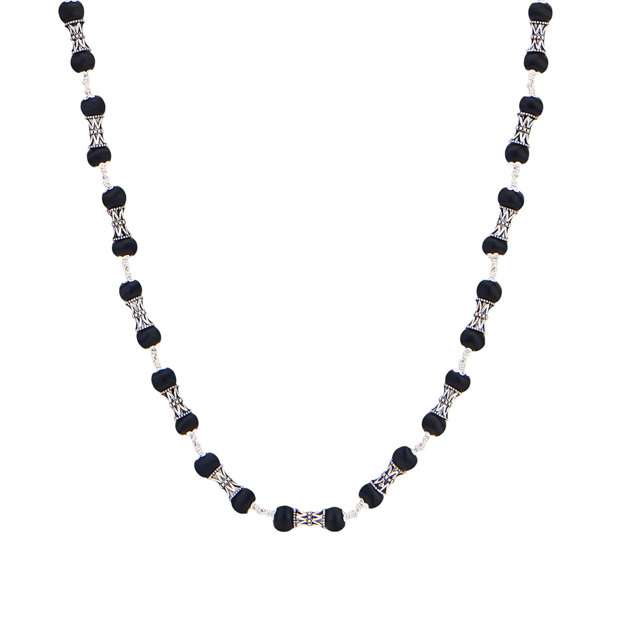 Karungali Silver Mala (Damru Beads) - Image 5