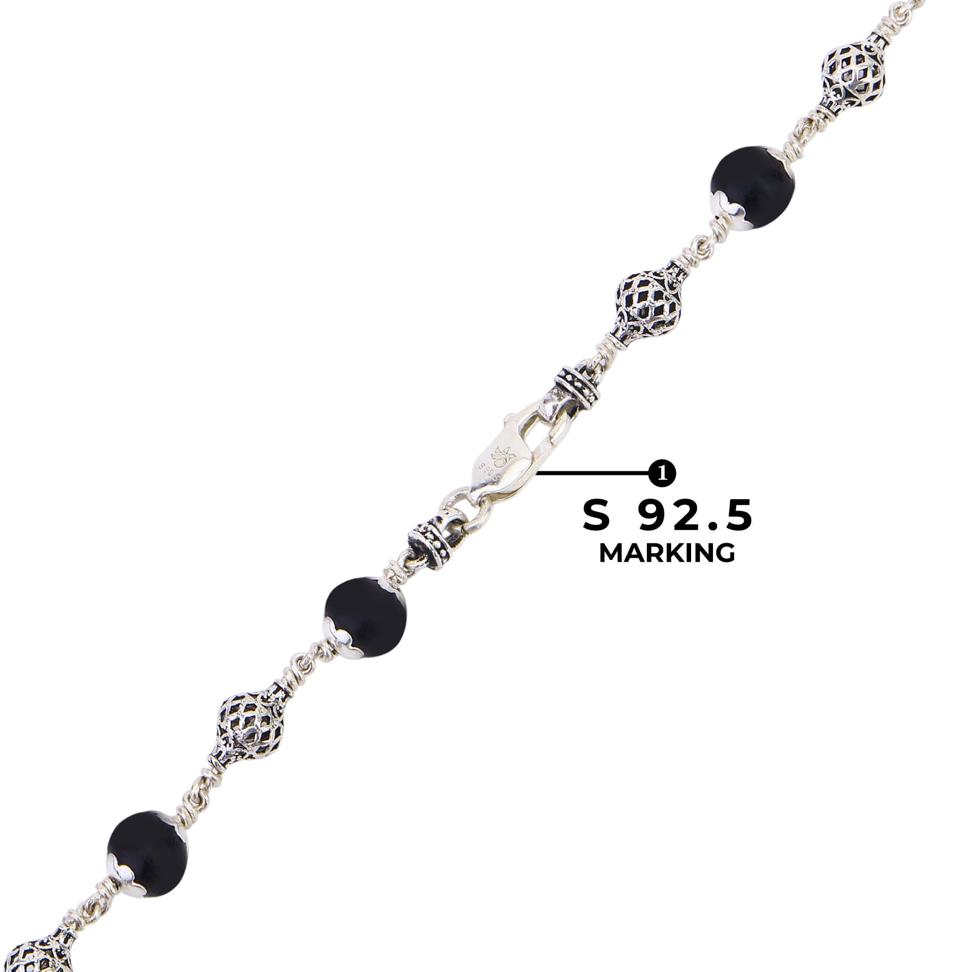 Karungali Silver Mala (Round Beads) - Image 4