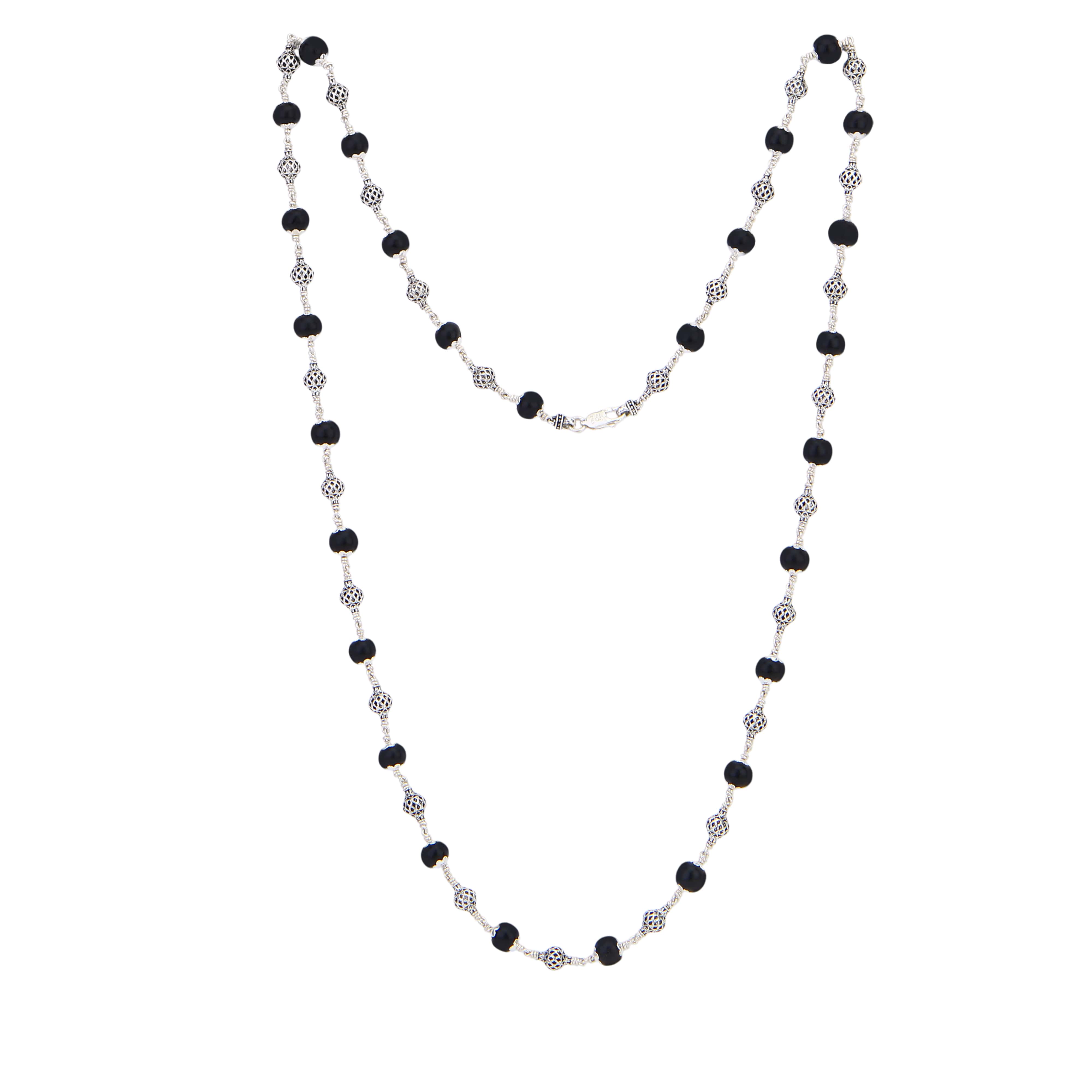 Karungali Silver Mala (Round Beads) - Image 6