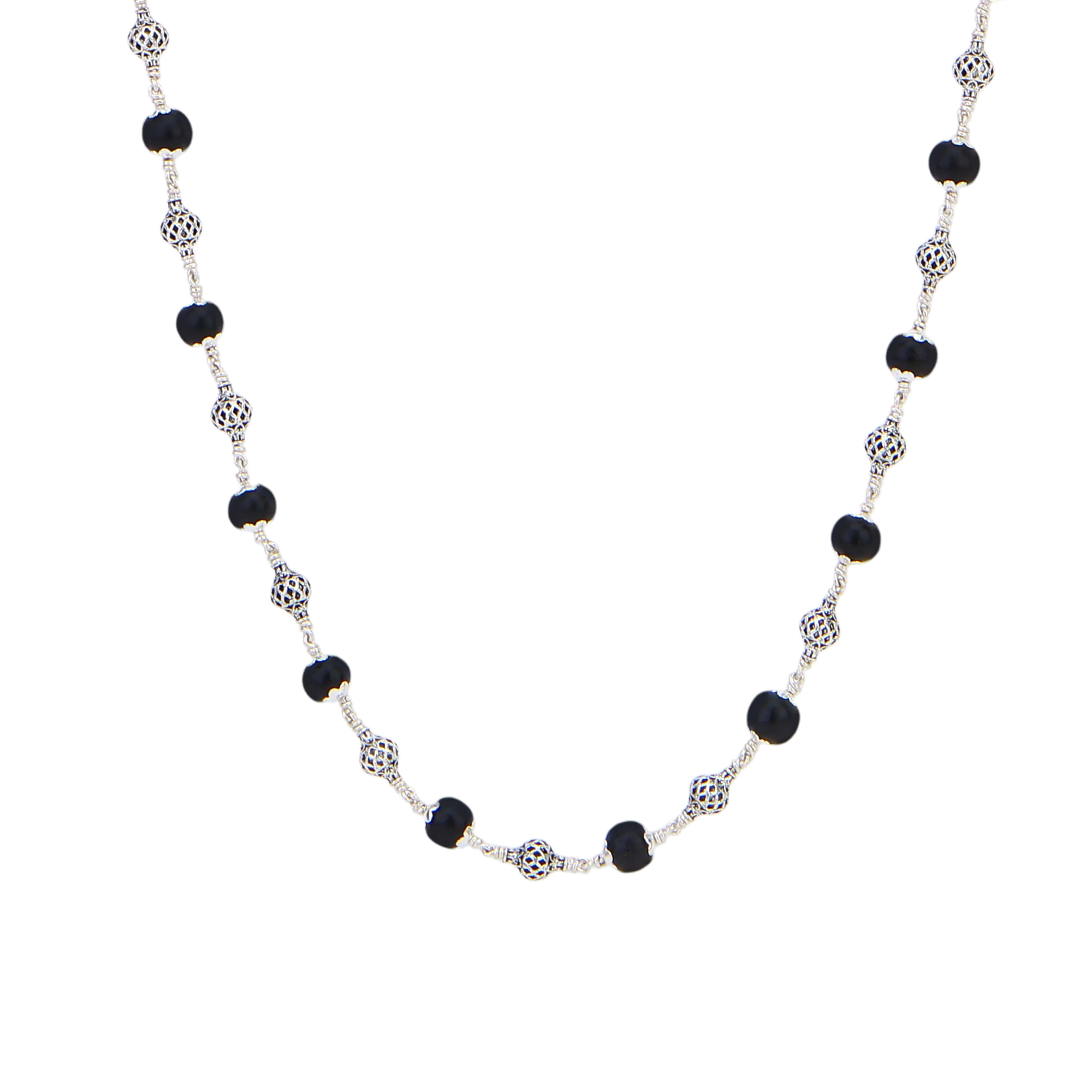 Karungali Silver Mala (Round Beads) - Image 7