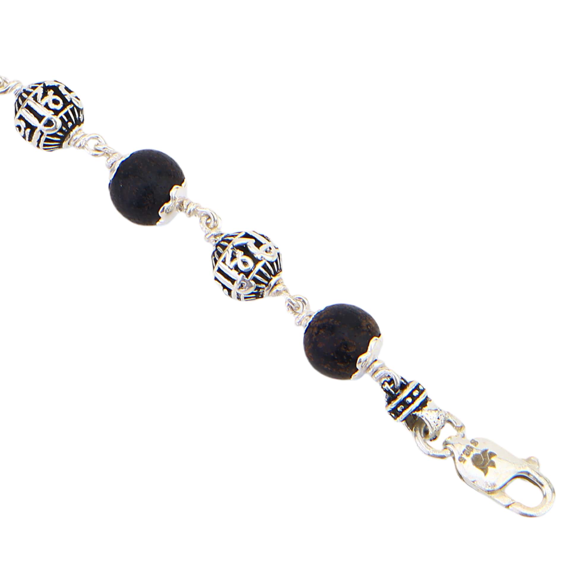 Karungali with Shree Hari Silver Bracelet - Image 6