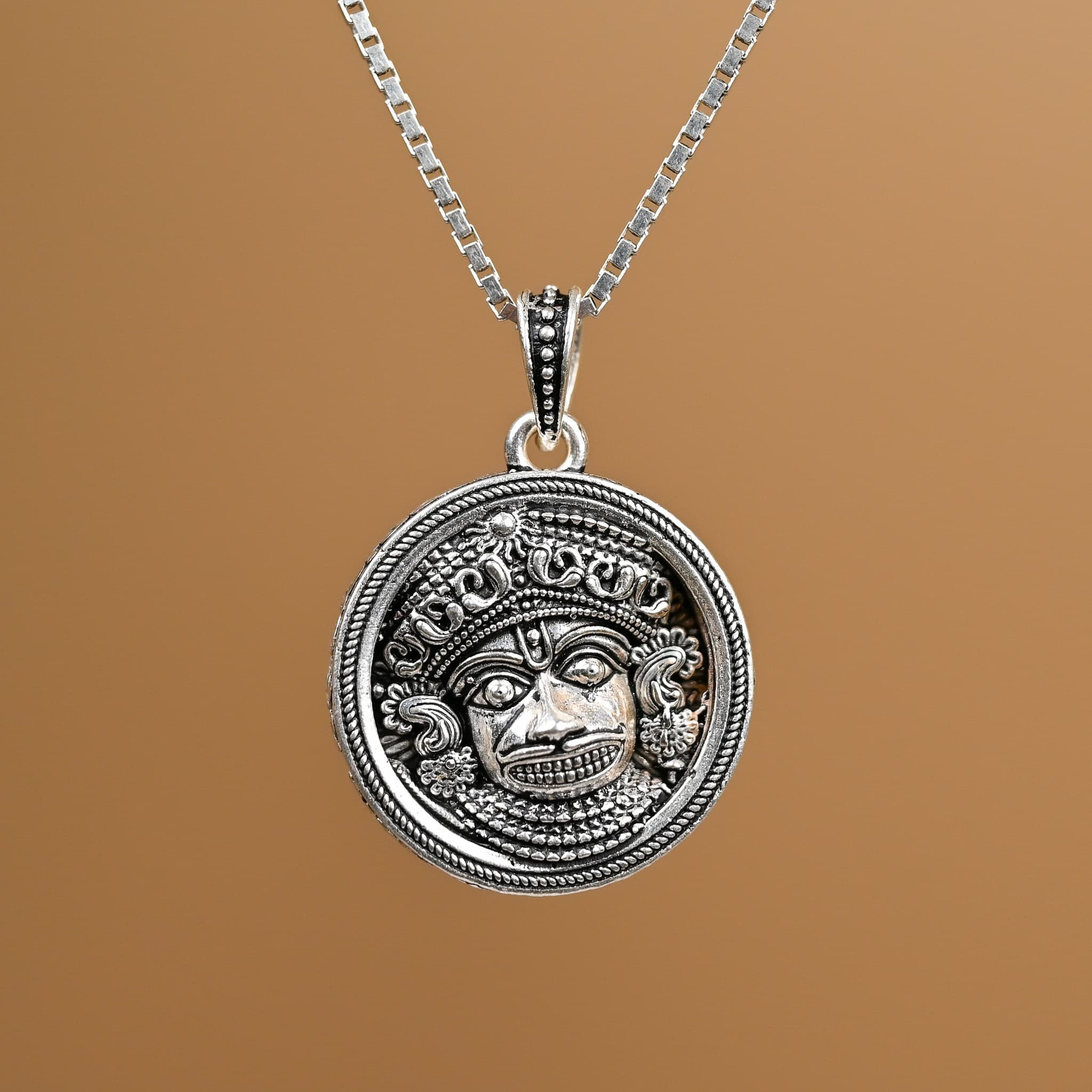 Kashtbhanjan Dev Hunuman Silver Pendant - Image 3