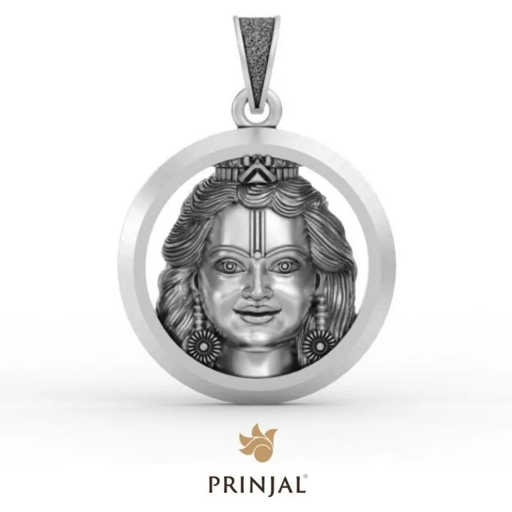 Lord Shree Ram Silver Pendant