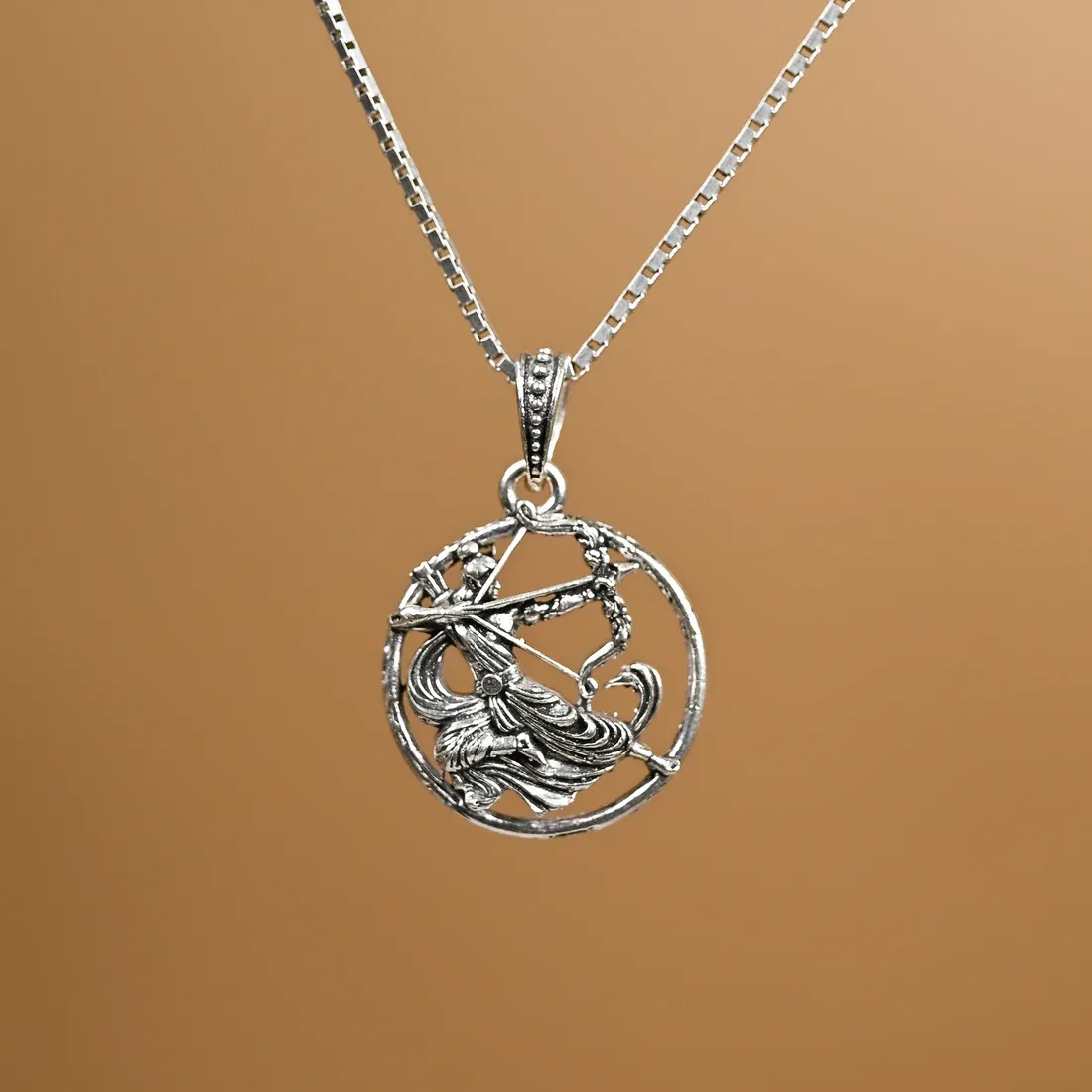 Ram Dhanush Silver Pendant - Image 3
