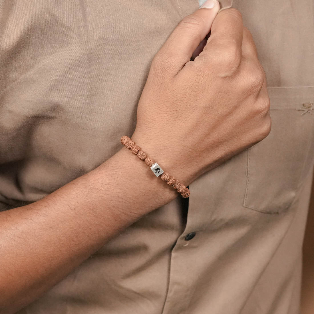 Rudraksha Beads Bracelet - Image 3