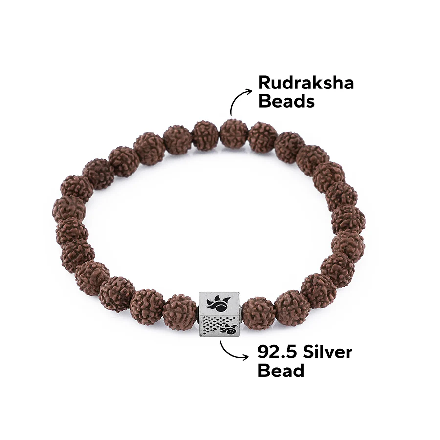 Rudraksha Beads Bracelet - Image 5