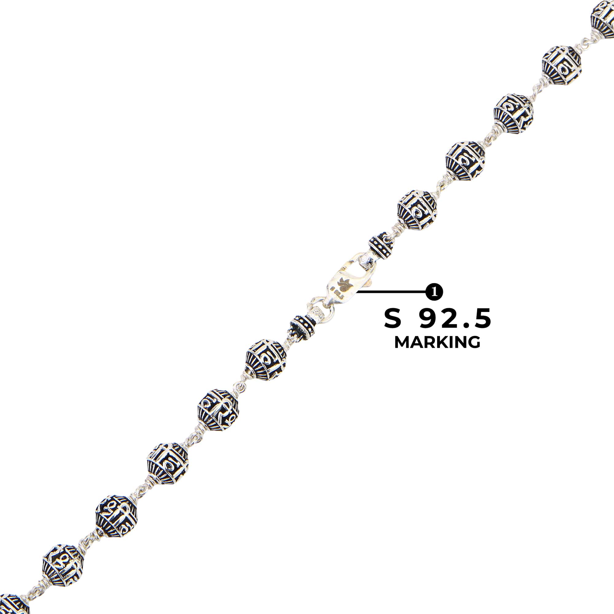 Silver Mala (Shree Hari Beads) - Image 4