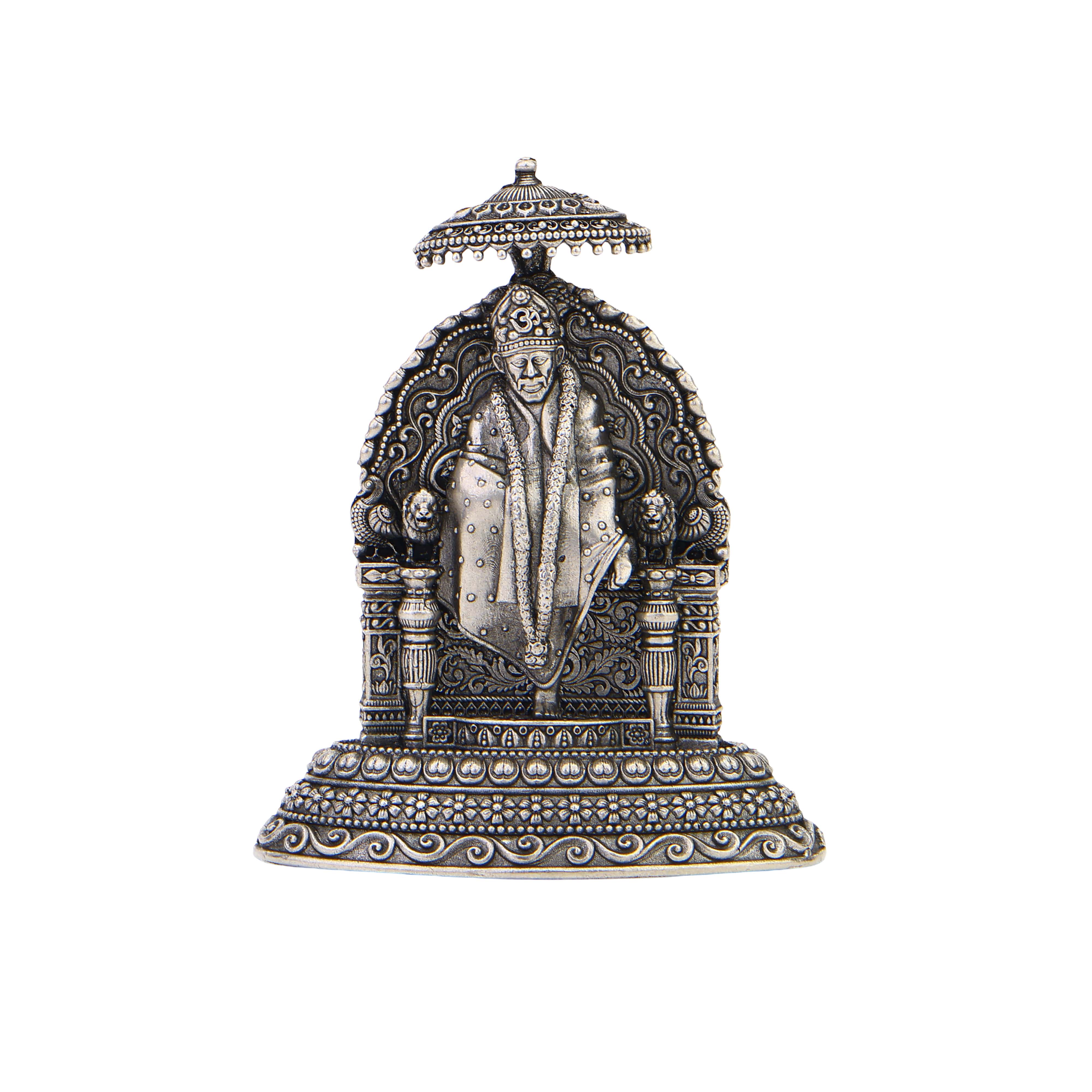 Silver Sai Baba Murti - Image 4