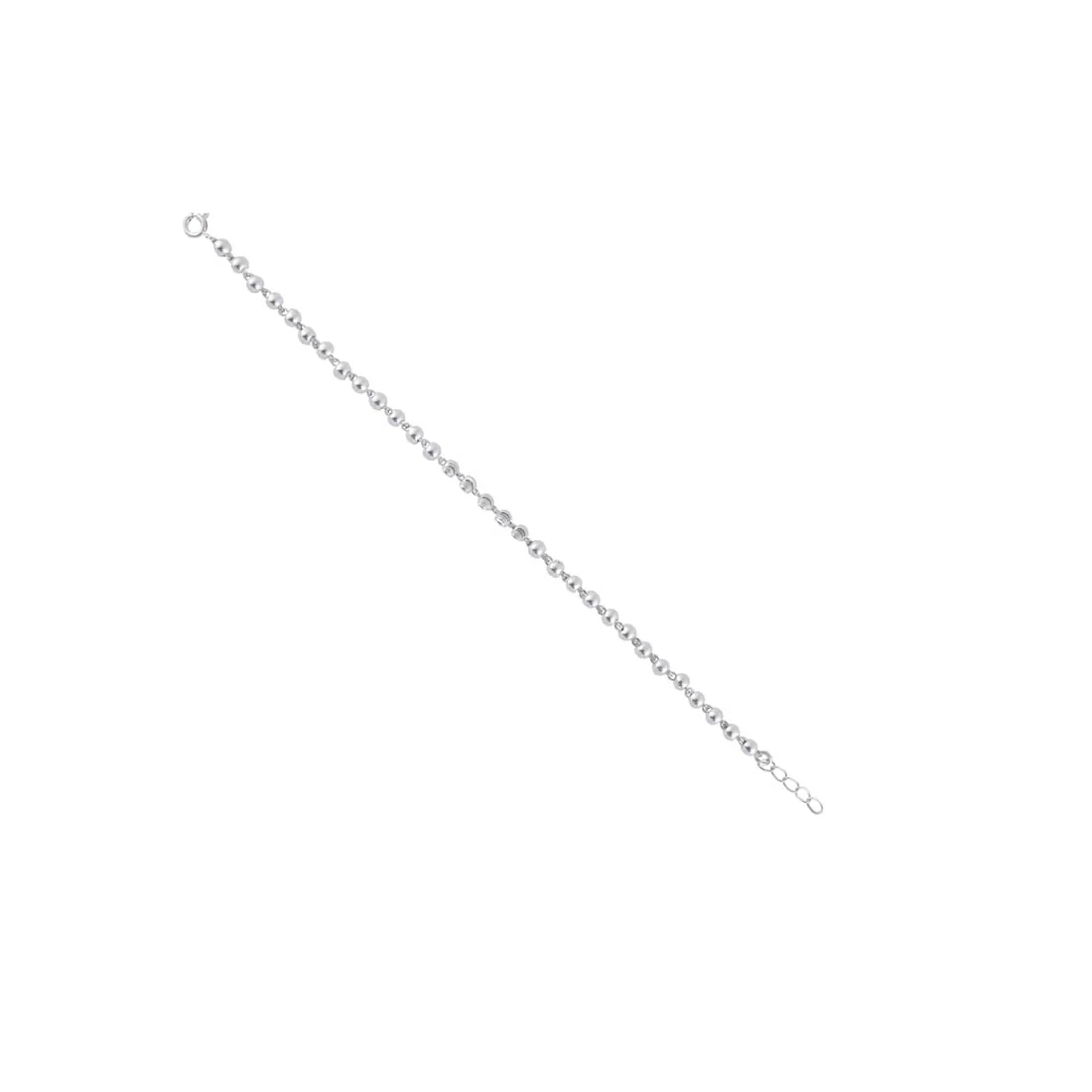 Silver Single Line Bracelet for Women - Image 3